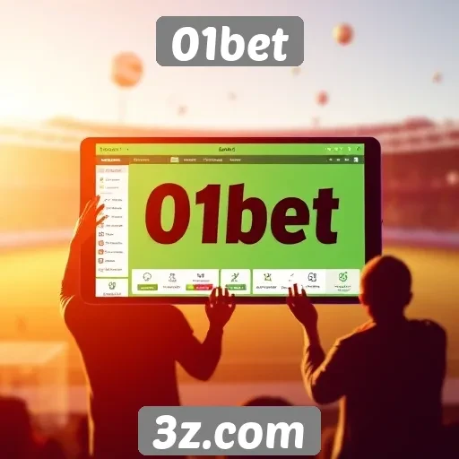 Interface e usabilidade do site 01bet