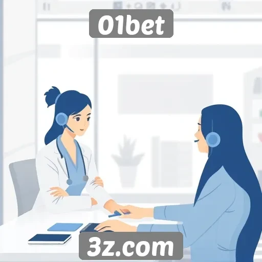 Experiência do cliente no suporte do 01bet